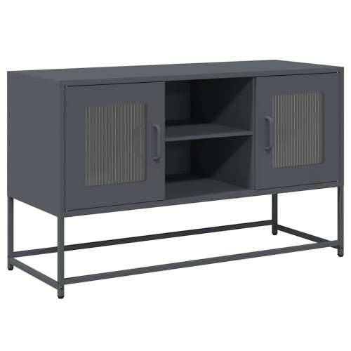 TV ormarić antracit 100,5x39x60,5 cm čelični - Antracit 1 100.5 cm Cijena