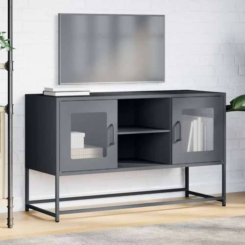 TV ormarić antracit 100,5x39x60,5 cm čelični - Antracit 1 100.5 cm Cijena