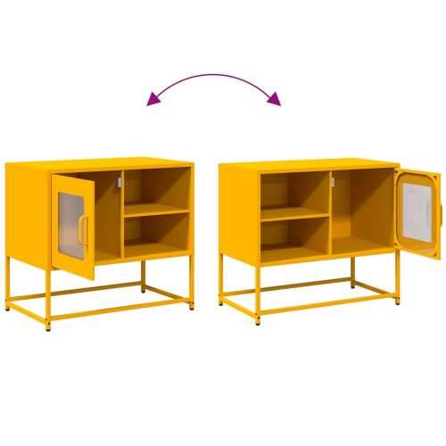 TV ormarić boja senfa 68x39x60,5 cm čelični - žuta boja senfa 1 68 cm Cijena