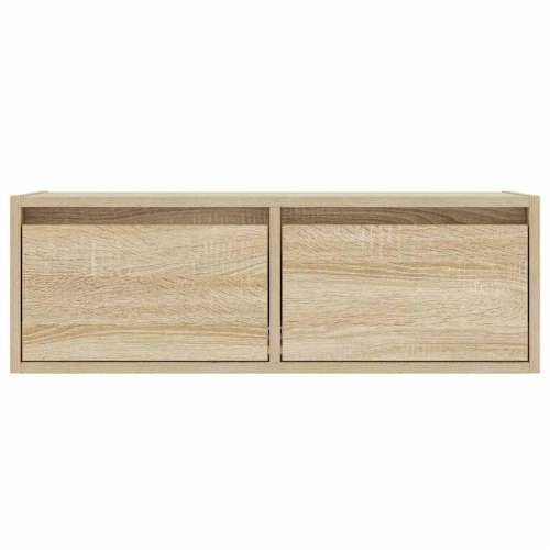 TV ormarić s LED svjetlima boja hrasta sonome 75x35,5x25 cm - sonoma hrast 1 75 cm Cijena