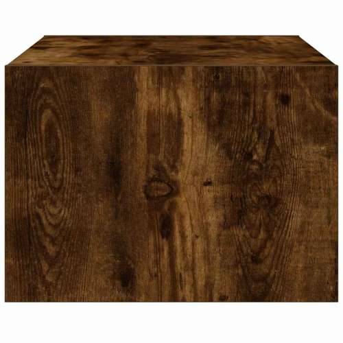 TV ormarić s LED svjetlima boja dimljenog hrasta 75x35,5x25 cm - Dimljeni hrast 1 75 cm Cijena