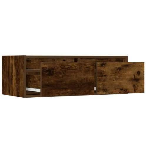 TV ormarić s LED svjetlima boja dimljenog hrasta 75x35,5x25 cm - Dimljeni hrast 1 75 cm Cijena