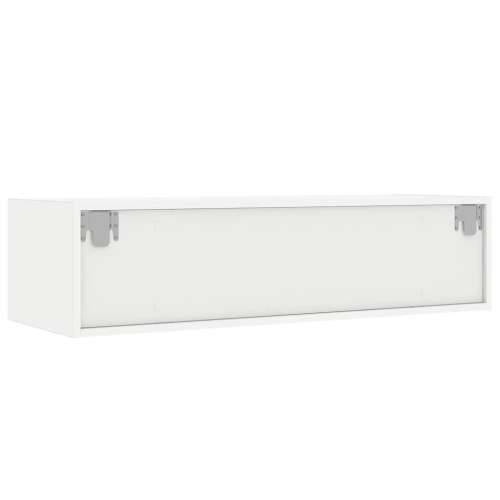 TV ormarić s LED svjetlima bijeli 100X35,5x25 cm - Bijela 1 100 cm Cijena