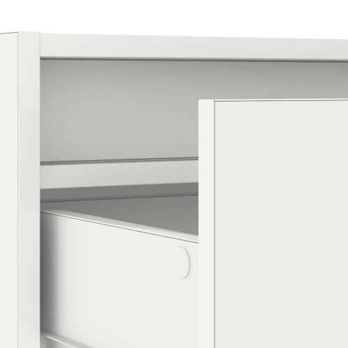 TV ormarić s LED svjetlima bijeli 100X35,5x25 cm - Bijela 1 100 cm Cijena