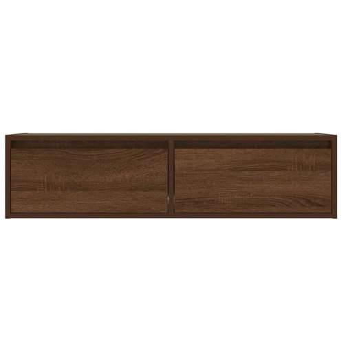 TV ormarić s LED svjetlima boja smeđeg hrasta 100X35,5x25 cm - Smeđi hrast 1 100 cm Cijena