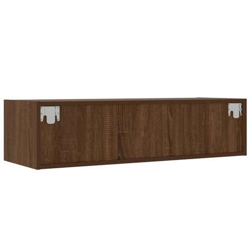 TV ormarić s LED svjetlima boja smeđeg hrasta 100X35,5x25 cm - Smeđi hrast 1 100 cm Cijena