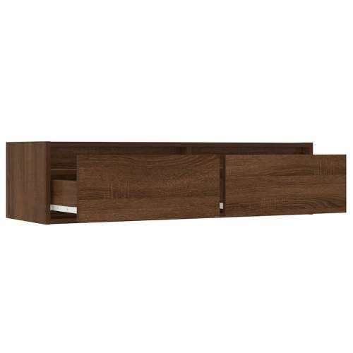 TV ormarić s LED svjetlima boja smeđeg hrasta 100X35,5x25 cm - Smeđi hrast 1 100 cm Cijena