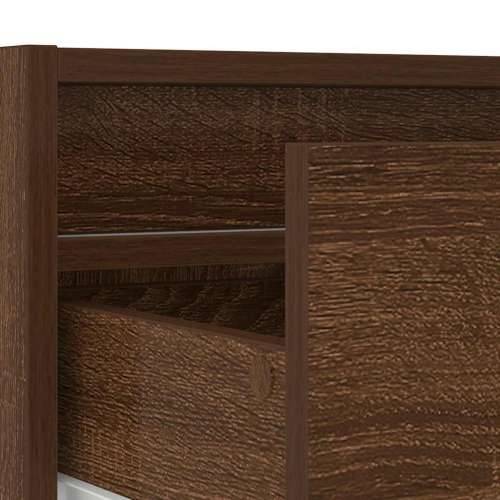 TV ormarić s LED svjetlima boja smeđeg hrasta 100X35,5x25 cm - Smeđi hrast 1 100 cm Cijena