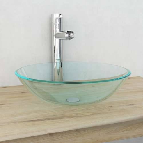Umivaonik Kaljeno Staklo 42 cm Prozirni Cijena