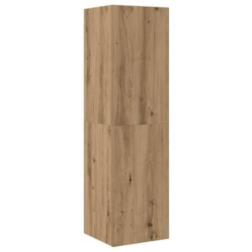 3-dijelni zidni TV ormarić Artisan hrast izrađen od drveta - hrast artisan 3 100 cm Cijena