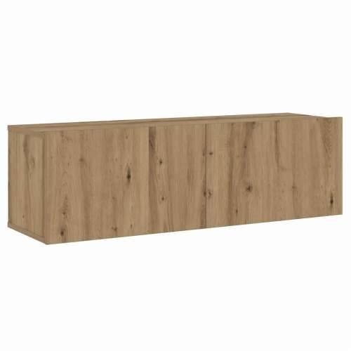 3-dijelni zidni TV ormarić Artisan hrast izrađen od drveta - hrast artisan 3 100 cm Cijena