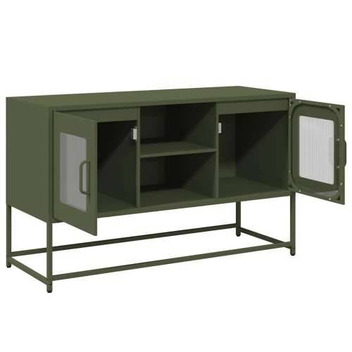 TV ormarić maslinastozeleni 100,5x39x60,5 cm čelični - Maslinovo zelena 1 100.5 cm Cijena