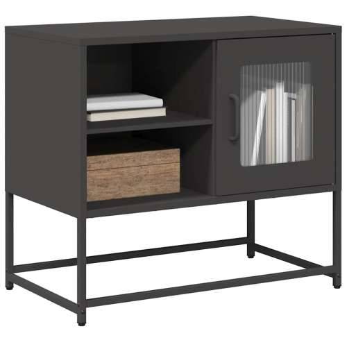 TV ormarić crni 68x39x60,5 cm čelični - Crna 1 68 cm Cijena