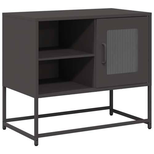 TV ormarić crni 68x39x60,5 cm čelični - Crna 1 68 cm Cijena