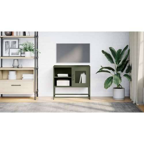 TV ormarić maslinastozeleni 68x39x60,5 cm čelični - Maslinovo zelena 1 68 cm Cijena