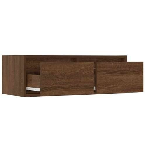 TV ormarić s LED svjetlima boja smeđeg hrasta 75x35,5x25 cm - Smeđi hrast 1 75 cm Cijena