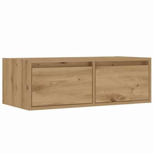 TV ormarić s LED svjetlima boja artisan hrasta 75x35,5x25 cm - hrast artisan 1 75 cm Cijena