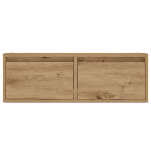 TV ormarić s LED svjetlima boja artisan hrasta 75x35,5x25 cm - hrast artisan 1 75 cm Cijena