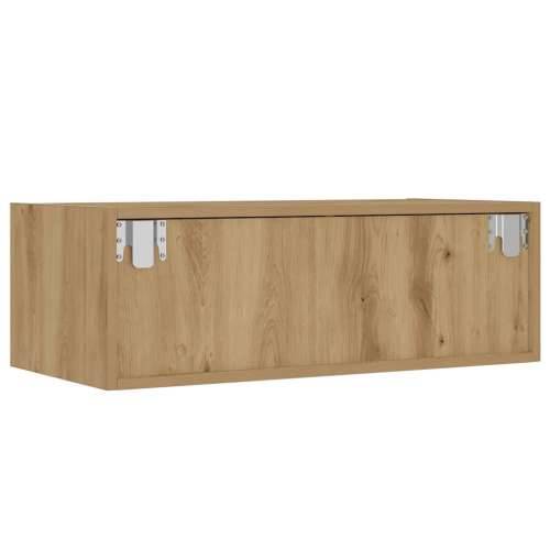 TV ormarić s LED svjetlima boja artisan hrasta 75x35,5x25 cm - hrast artisan 1 75 cm Cijena