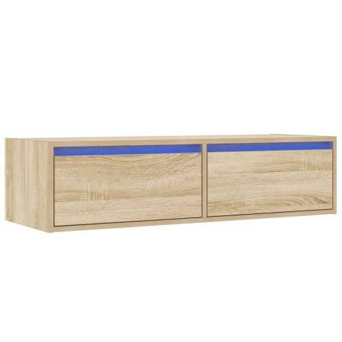 TV ormarić s LED svjetlima boja hrasta sonome 100X35,5x25 cm - sonoma hrast 1 100 cm Cijena