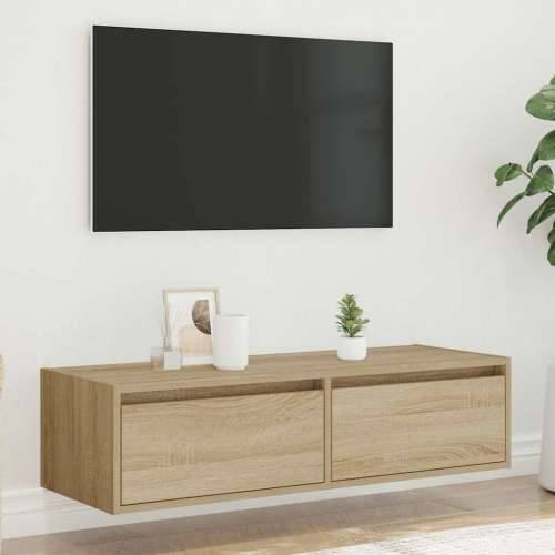 TV ormarić s LED svjetlima boja hrasta sonome 100X35,5x25 cm - sonoma hrast 1 100 cm Cijena