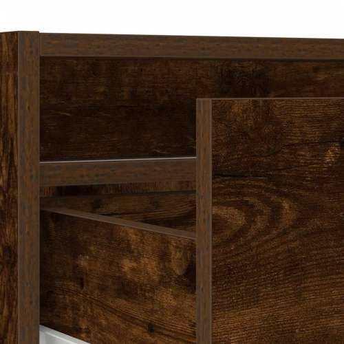 TV ormarić s LED svjetlima boja dimljenog hrasta 100X35,5x25 cm - Dimljeni hrast 1 100 cm Cijena