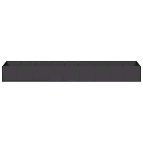 Sadilica crna 360x80x40 cm od čelika - Crna 360 x 80 x 40 cm 1 Cijena