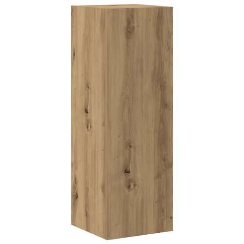 8-dijelni zidni TV ormarić Artisan hrast izrađen od drveta - hrast artisan 1 80 cm Cijena