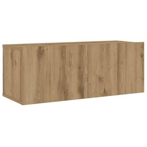 6-dijelni zidni TV ormarić Artisan hrast izrađen od drva - hrast artisan 1 160 cm Cijena