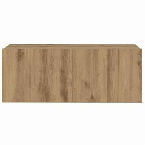 6-dijelni zidni TV ormarić Artisan hrast izrađen od drva - hrast artisan 1 160 cm Cijena
