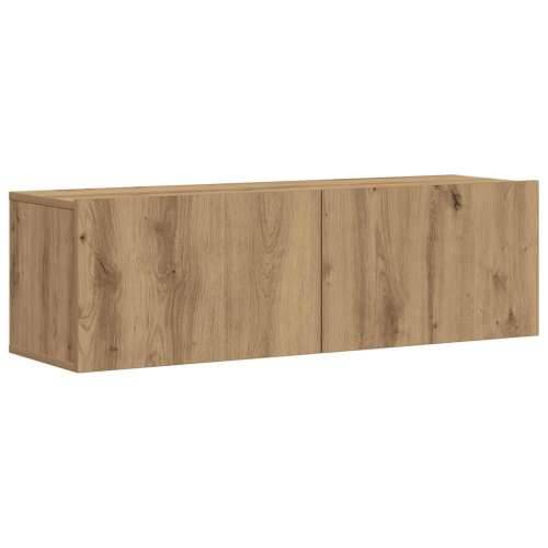 7-dijelni zidni TV ormarić Artisan hrast izrađen od drva - hrast artisan 7 100 cm Cijena