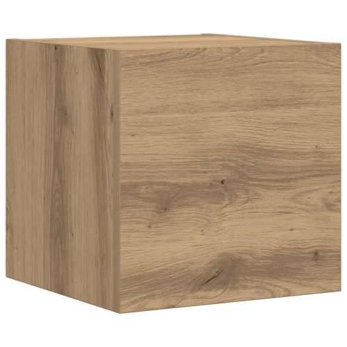7-dijelni zidni TV ormarić Artisan hrast izrađen od drva - hrast artisan 7 100 cm Cijena