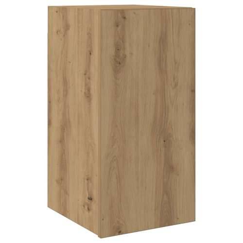 4-dijelni zidni TV ormarić Artisan hrast izrađen od drva - hrast artisan 4 80 cm Cijena
