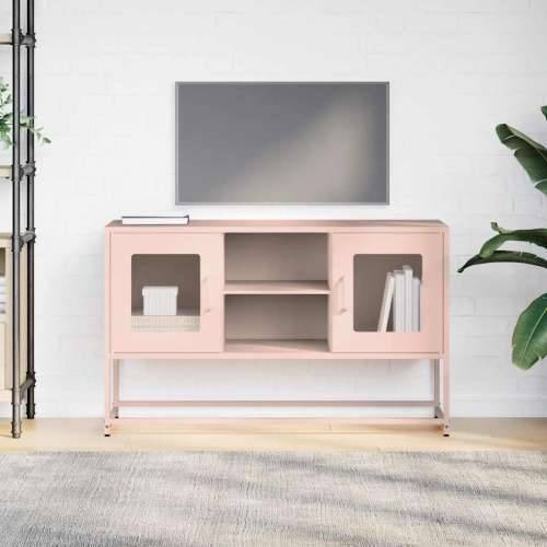 TV ormarić ružičasti 100,5x39x60,5 cm čelični - Ružičasta 1 100.5 cm Cijena