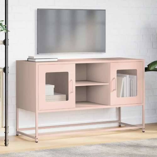 TV ormarić ružičasti 100,5x39x60,5 cm čelični - Ružičasta 1 100.5 cm Cijena