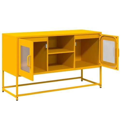 TV ormarić boja senfa 100,5 x 39 x 60,5 cm čelični - žuta boja senfa 1 100.5 cm Cijena
