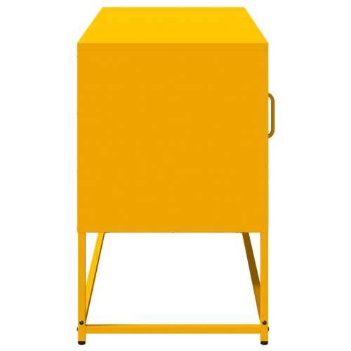 TV ormarić boja senfa 100,5 x 39 x 60,5 cm čelični - žuta boja senfa 1 100.5 cm Cijena