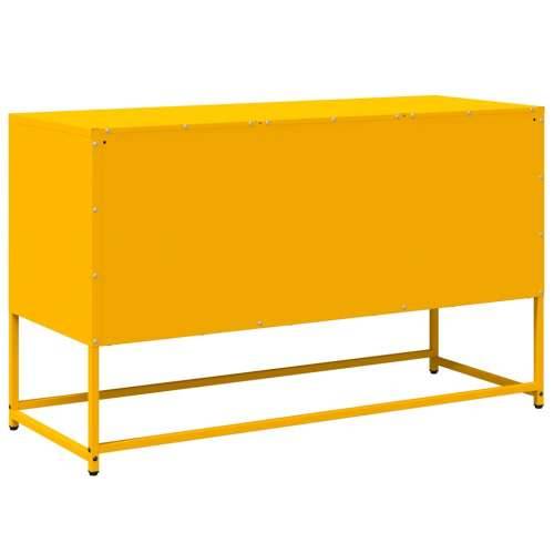 TV ormarić boja senfa 100,5 x 39 x 60,5 cm čelični - žuta boja senfa 1 100.5 cm Cijena