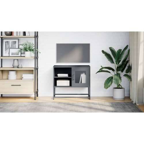 TV ormarić antracit 68x39x60,5 cm čelik - Antracit 1 68 cm Cijena