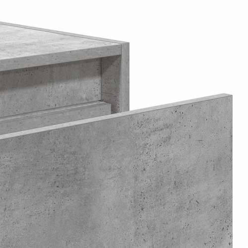 Zidni noćni ormarići s LED svjetlima 2 kom siva boja betona - Beton siva 2 51 cm Cijena