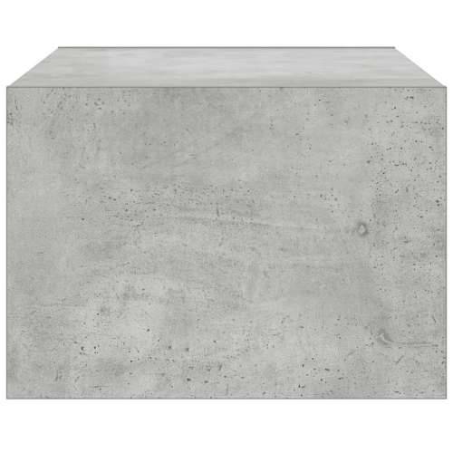 TV ormarić s LED svjetlima siva boja betona 75x35,5x25 cm - Beton siva 1 75 cm Cijena