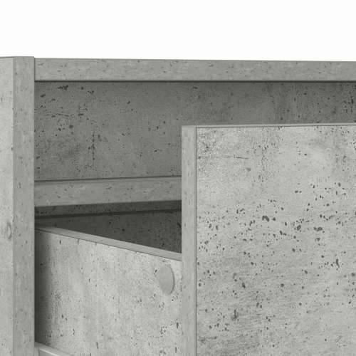 TV ormarić s LED svjetlima siva boja betona 75x35,5x25 cm - Beton siva 1 75 cm Cijena