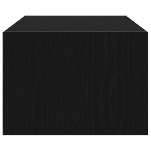 TV ormarić s LED svjetlima crni 100X35,5x25 cm - Crni hrast 1 100 cm Cijena