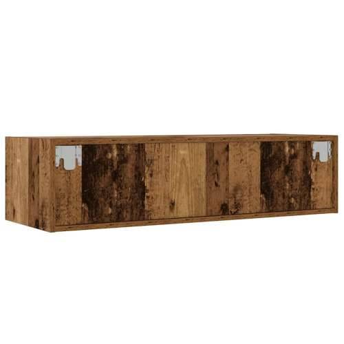 TV ormarići s LED svjetlima 2 kom boja drva 100X35,5x25 cm - Staro drvo 1 100 cm Cijena
