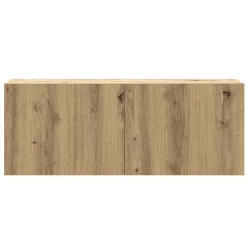 6-dijelni zidni TV ormarić Artisan hrast izrađen od drva - hrast artisan 6 80 cm Cijena