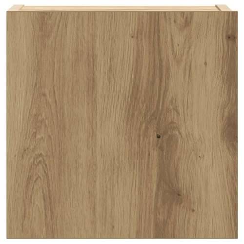 6-dijelni zidni TV ormarić Artisan hrast izrađen od drva - hrast artisan 6 80 cm Cijena