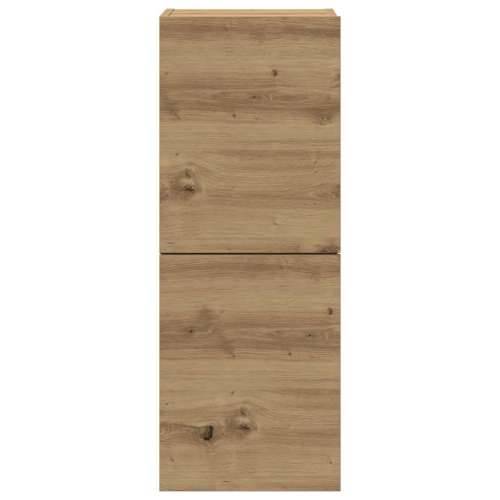 4-dijelni zidni TV ormarić Artisan hrast izrađen od drva - hrast artisan 4 100 cm Cijena