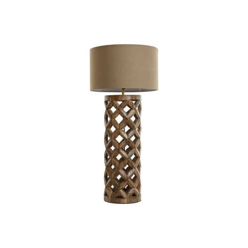 Stolna svjetiljka Home ESPRIT Bež Prirodno Drvo Manga 50 W 220 V 35,5 x 35,5 x 79,5 cm Cijena