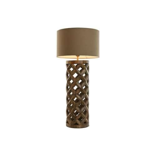 Stolna svjetiljka Home ESPRIT Bež Prirodno Drvo Manga 50 W 220 V 35,5 x 35,5 x 79,5 cm Cijena