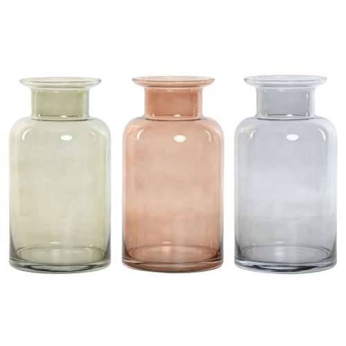Vrč Home ESPRIT Plava Zelena Jantar Kristal 14,5 x 14,5 x 26,5 cm (3 kom.) Cijena